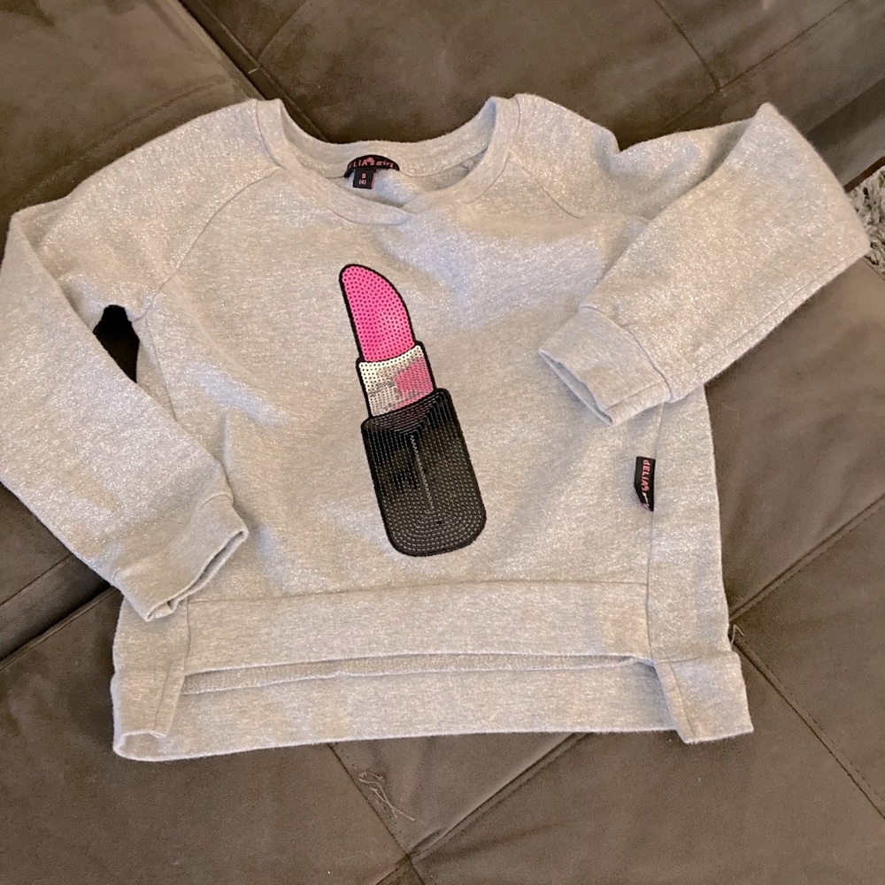 @Delia’s Girls’ Glitter Sweatshirt Small